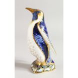 A ROYAL CROWN DERBY PAPERWEIGHT of an Emperor Penguin, dated 2006.