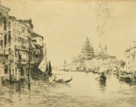W.H. Sweet, A set of four prints of Venice, signed in pencil, each 5.5" x 6.75".