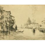 W.H. Sweet, A set of four prints of Venice, signed in pencil, each 5.5" x 6.75".