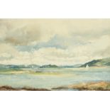 Mary Williams (1911-2002) British, 'Poole Harbour, Morning', watercolour, signed, 13.5" x 20".