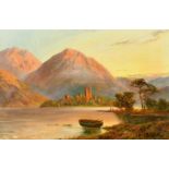 Francis E. Jamieson (1895-1950) British, 'Kilchurn Castle, Loch Awe', oil on canvas, signed, 16" x