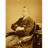 A photographic portrait of a gentleman by Maull and Fox, Piccadilly, 8" x 6".