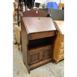 A small oak bureau.