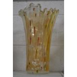 A large Murano glass vase.