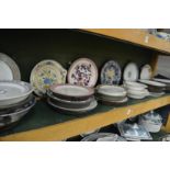 A large collection of Victorian warming plates.