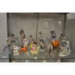 A collection of Lladro and other 20th century collectable china.