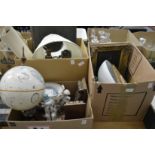 A quantity of decorative items, lamps etc.