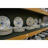 A large quantity of Mason's Regency dinnerware.