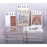 A LARGE COLLECTION OF HALI FAIR CATALOGUES, reference Islamic art, textiles, carpets etc. (qty).