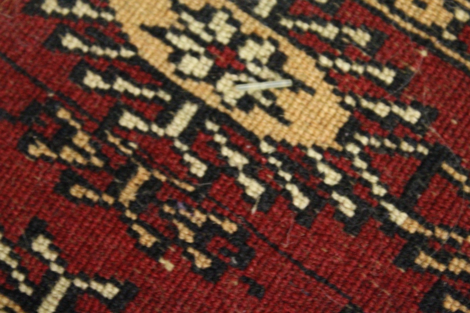 A SMALL BOKHARA RUG, with a single row of five medallions. 2ft 8ins x 2ft 1ins. - Image 4 of 4