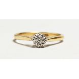 AN 18CT GOLD SINGLE STONE DIAMOND RING