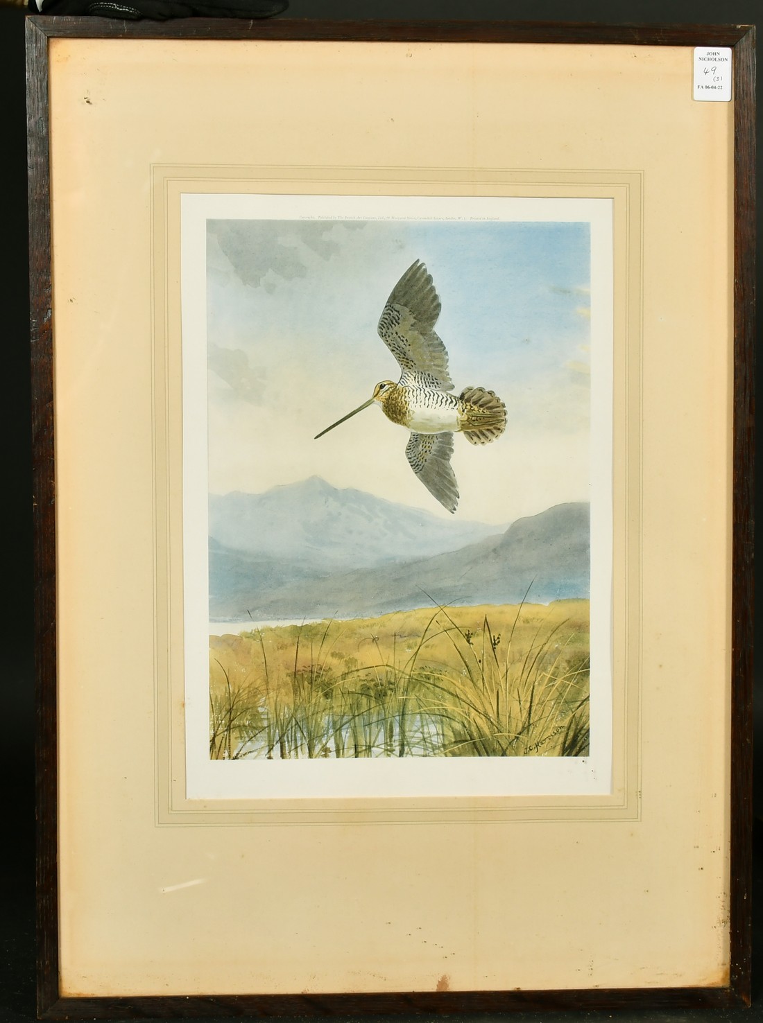 A group of three prints by J.C. Harrison, 'Autumn Glory, Pheasants', and ' A good drive, Grouse', - Image 3 of 5