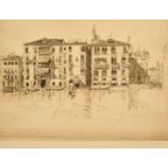 Cadwallader Washburn (1866-1965), a collection of eight signed engravings of Venice, along with