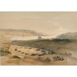 After David Roberts, 'Jericho', a 19th Century lithograph, hand coloured, 13.25" x 19.5".