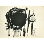 Henry Cliffe (1919-1983) British. "Aggresive [sic] Black", lithograph, signed, inscribed and