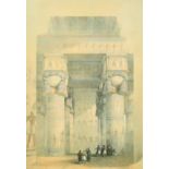 After David Roberts, a set of three photolithographs of Egyptian scenes, published by F G Moon, 21.