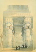 After David Roberts, a set of three photolithographs of Egyptian scenes, published by F G Moon, 21.