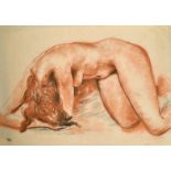 Derrick Sayer (1917-1992), a collection of life drawings, conte, mostly signed, and one monoprint,
