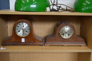 Two mantle clocks.