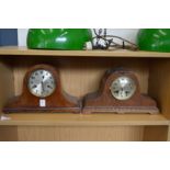 Two mantle clocks.