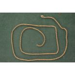 A rope twist necklace stamped 18ct. 26 grams