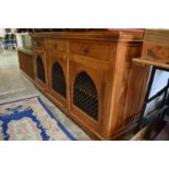 A continental style hardwood sideboard.