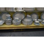 A large quantity of Royal Doulton Reflection dinner and tea ware.