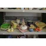 Carlton ware and other similar collectable china.