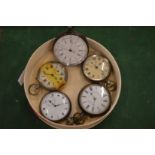 Silver pocket watches etc.