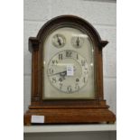 A good oak cased mantle clock.