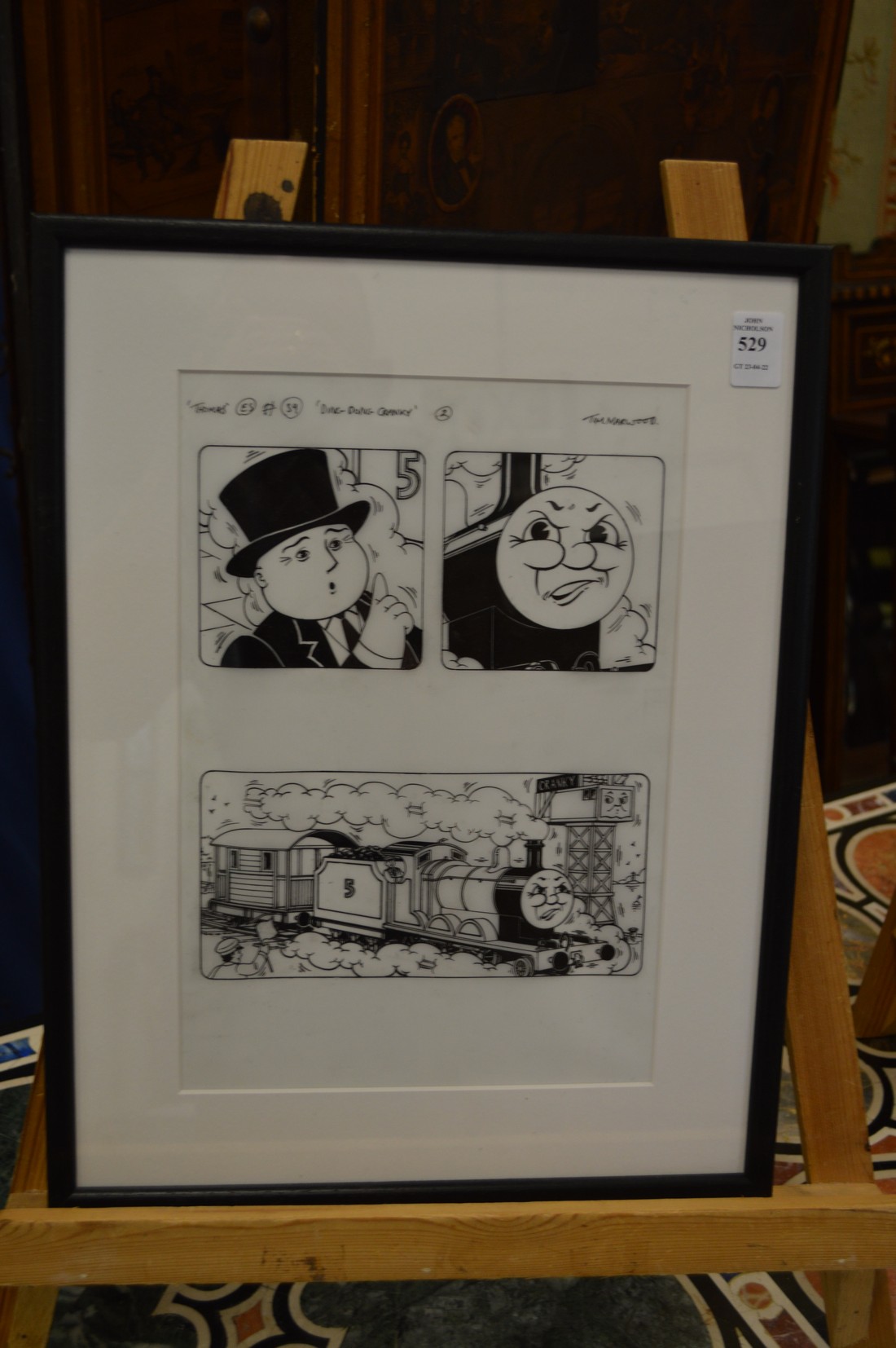 Tim Marwood, an original illustration for Thomas the Tank Engine.