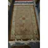 A Chinese rug.