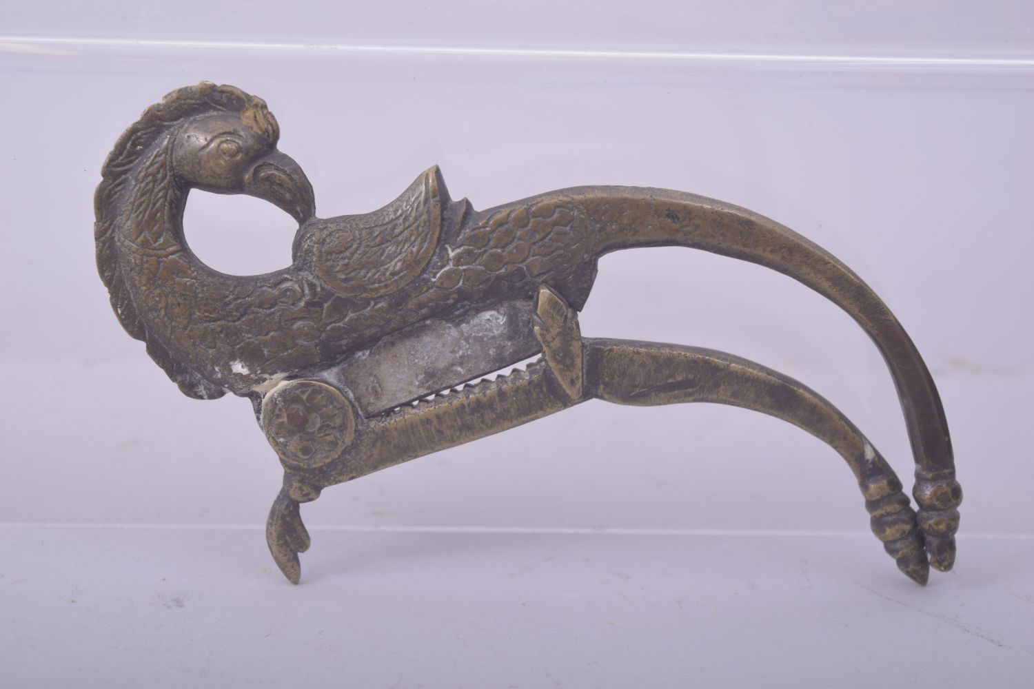 AN INDIAN BETEL NUT CUTTER, 17.5cm long. - Image 2 of 4