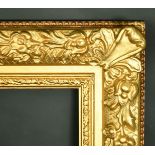 A 20th Century gilt composition frame, rebate size 30" x 40" (76cm x 101.5cm).
