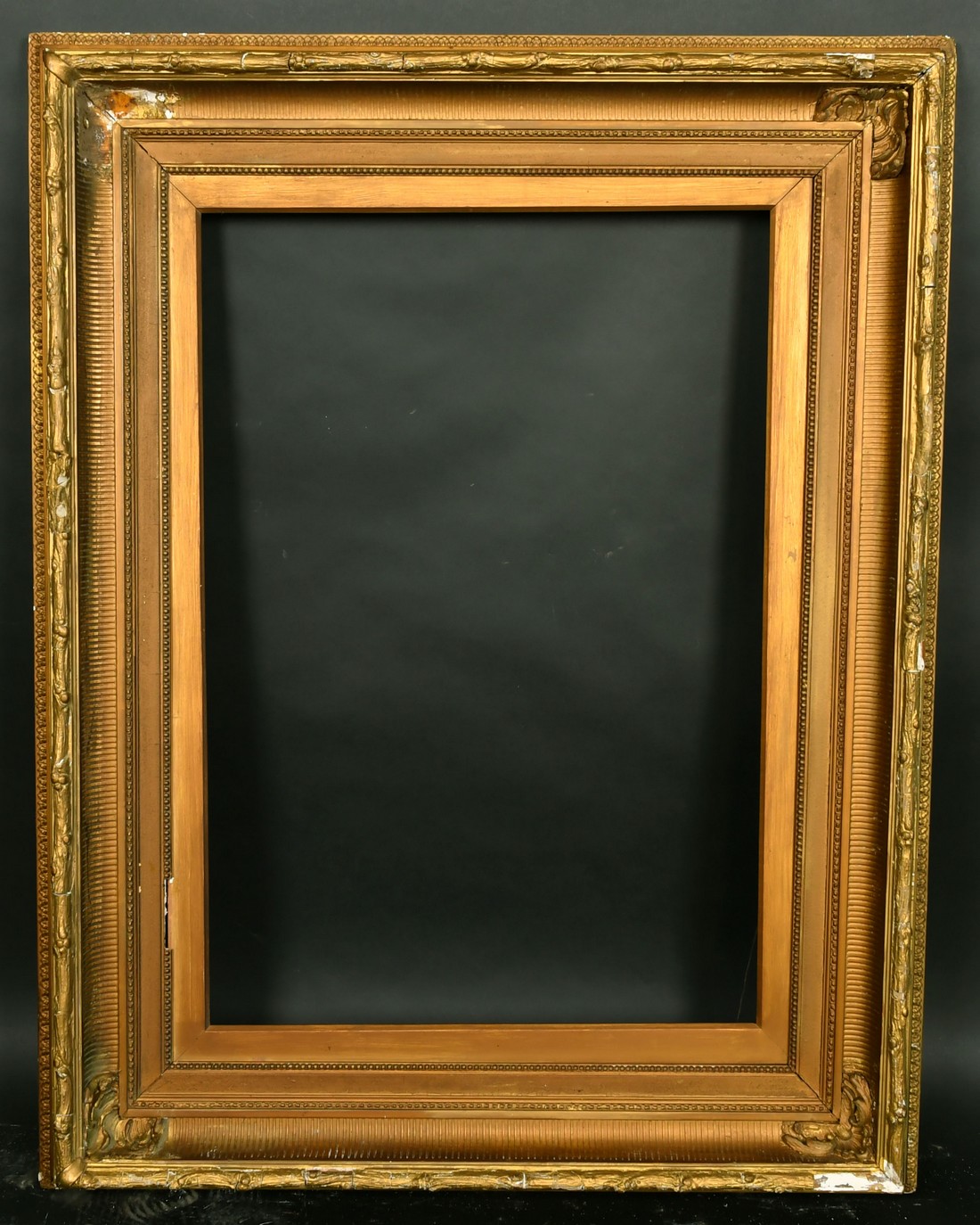 Two 19th Century gilt composition frames, rebate 16" x 24" the other 18" x 26". - Image 2 of 4