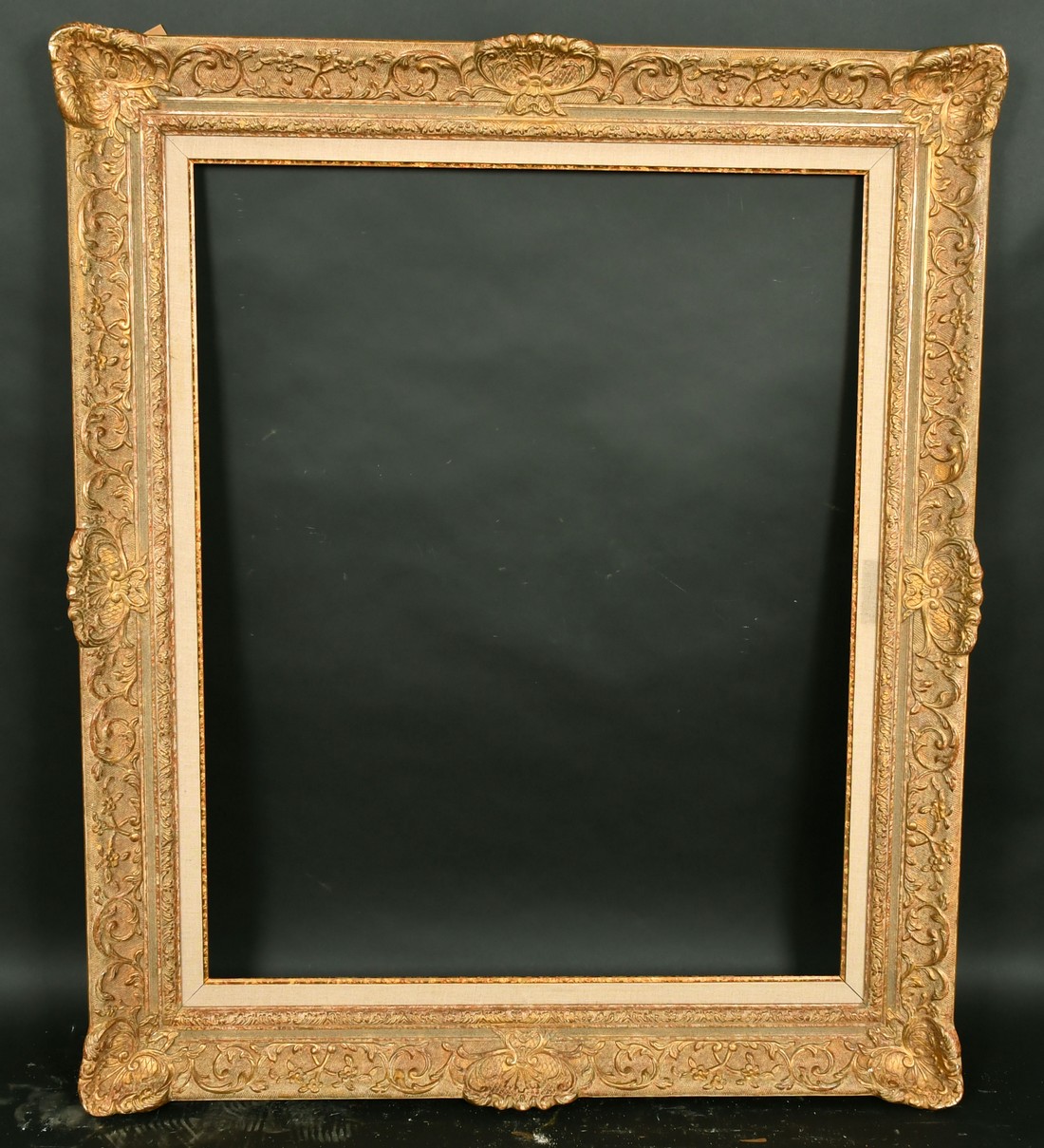 A 20th Century gilt composition frame, rebate size 25.5" x 32", (65 x 81cm). - Image 2 of 2