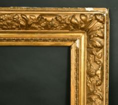 A 19th Century Barbizon frame, rebate size 17" x 29", (43 x 73cm).