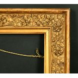 A 19th Century foliate composition frame, 20" x 16" would take 50 x 40cm.