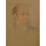 19th Century English School, A pastel portrait of a gentleman, 20" x 14.5".