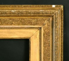 A 19th Century gilt composition frame, rebate size 10" x 14".