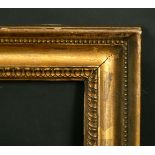 A 19th century hollow frame, rebate size 12" x 18" (a tight fit).