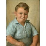 Early 20th Century School, a study of a young boy, pastel, indistinctly signed lower right, 21" x