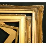 A collection of five early 20th century gilt frames, (5).