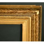 An early 20th Century gilt composition frame, rebate size 20" x 29.5", (50 x 75cm).