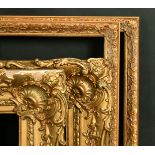 A pair of 19th century gilt composition frames, 9 x 12" (A/F), along with a pair of 20th Century