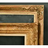 A 20th Century gilt composition frame, rebate size 15" x 18" (38cm x 46cm), along with a similar