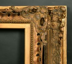 A Chippendale style frame, 24 x 18 along with an early 20th Century composition frame, 24" x 20", (