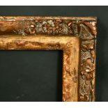 A 19th Century Continental frame, rebate size 9.5" x 21.5" (24 x 55cm).