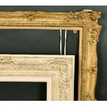 A 19th Century gilt composition frame with a light finish, rebate size 15" x 21.75" (38 x55cm) along