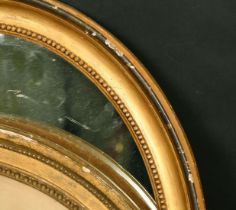 Two 19th Century oval frames, one 18.5" x 15", the other 16" x 13", (A/F).